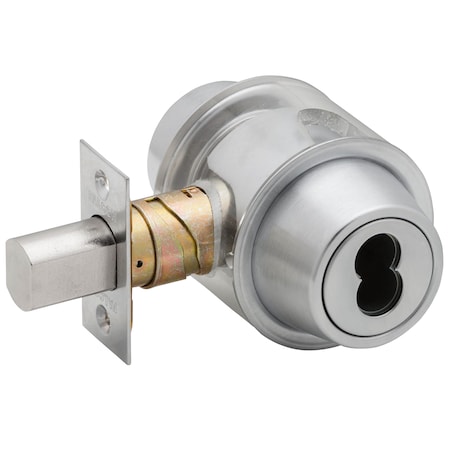 Falcon Single Cylinder Classroom Deadbolt, SFIC Housing Less Core, US26D D111B 626